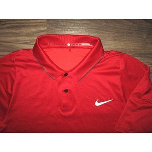 Tiger Woods Polo shirt SMALL Red